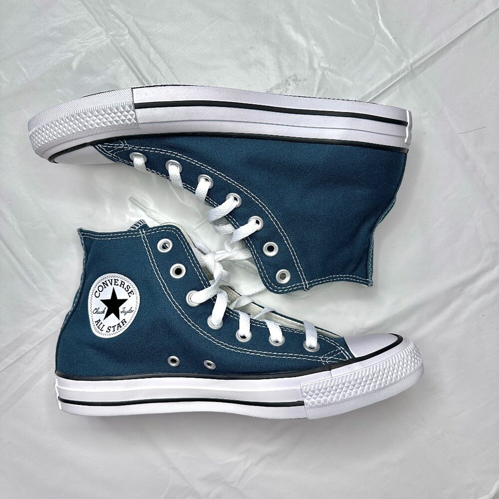 NEW Converse Women Shoes 8 Casual Dark Teal High Top Sneakers ALL STAR